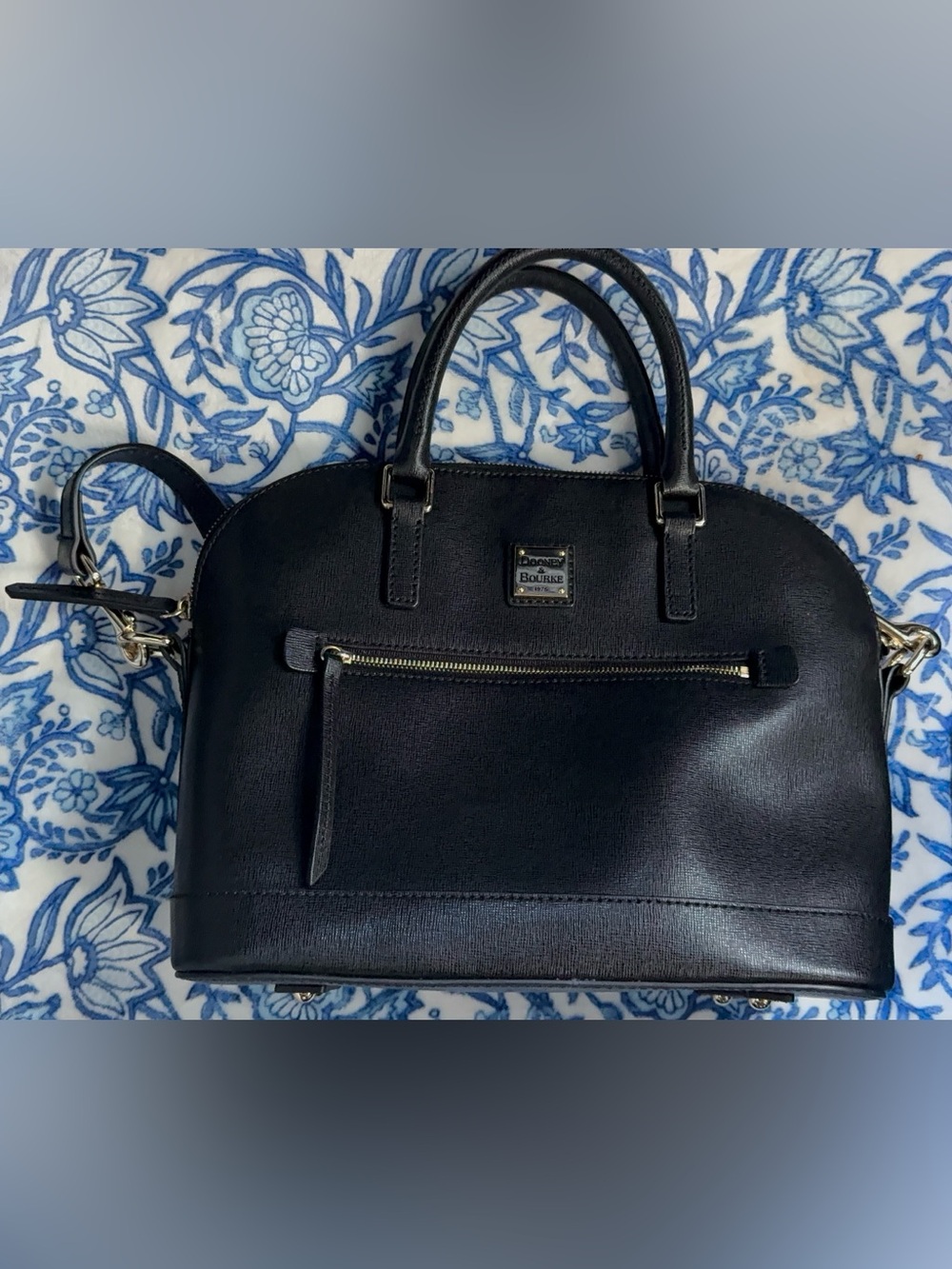Dooney Bourke Women's Saffiano Domed Zip Satchel